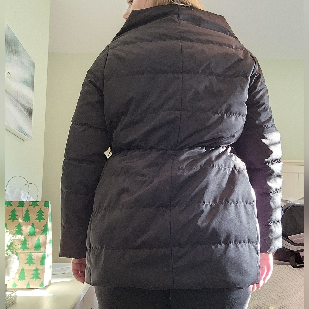 Kate Spade womens down filled black puffer coat size large - Picture 6 of 16